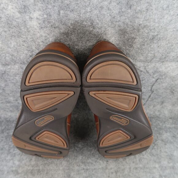 Rockport Shoes Mens 9 Slip On Loafer Casual Leather Comfort Moc Brown Work Walk - Picture 11 of 16